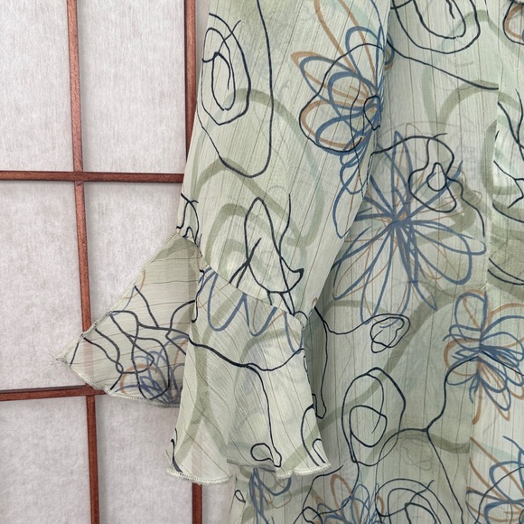 Dress Barn Sheer Blouse, size XL - Picture 6 of 11